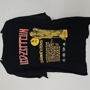 LED ZEPPELIN Stairway to Heaven Graphic Black Tee ~ Size XL (?)
